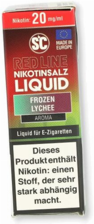 SC Red Line Nikotinsalz Liquid Frozen Lychee 20mg