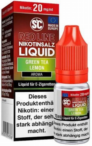 SC Red Line Nikotinsalz Liquid Green Tea Lemon 20mg