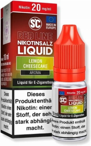 SC Red Line Nikotinsalz Liquid Lemon Cheesecake 20mg
