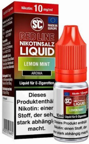 SC Red Line Nikotinsalz Liquid Lemon Mint 10mg