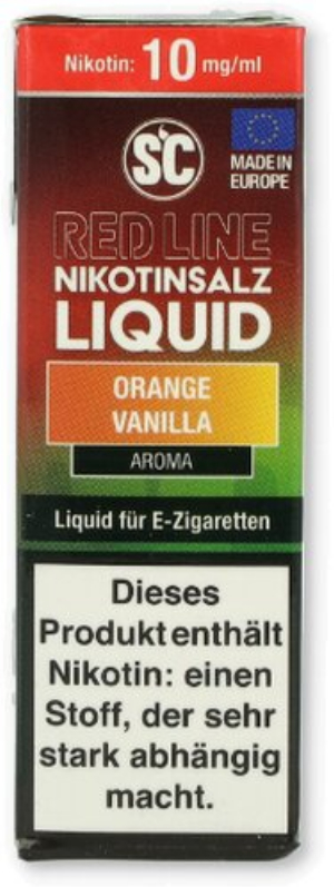 SC Red Line Nikotinsalz Liquid Orange Vanilla 10mg