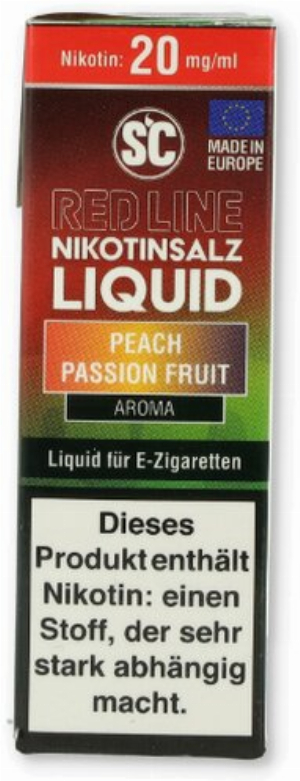 SC Red Line Nikotinsalz Liquid Peach Passion Fruit V2 20mg