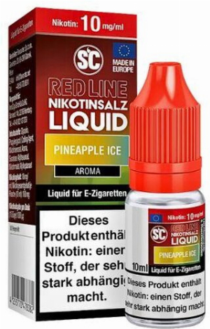 SC Red Line Nikotinsalz Liquid Pineapple Ice 10mg