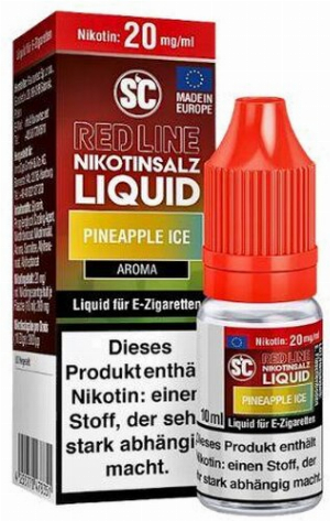 SC Red Line Nikotinsalz Liquid Pineapple Ice 20mg
