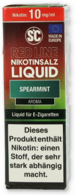 SC Red Line Nikotinsalz Liquid Spearmint 10mg