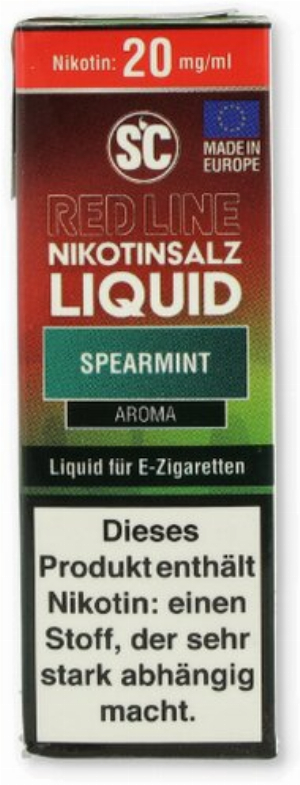 SC Red Line Nikotinsalz Liquid Spearmint 20mg