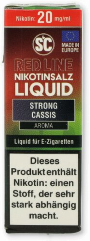 SC Red Line Nikotinsalz Liquid Strong Cassis 20mg