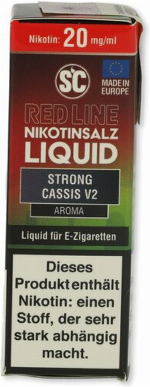 SC Red Line Nikotinsalz Liquid Strong Cassis 20mg