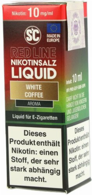 SC Red Line Nikotinsalz Liquid White Coffee 10mg