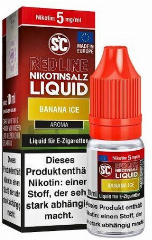 SC Red Line Nikotinsalzliquid Banana Ice 5mg