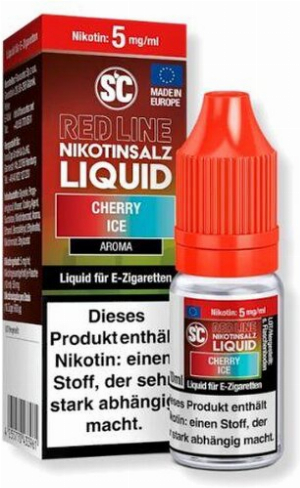 SC Red Line Nikotinsalzliquid Cherry Ice 5mg
