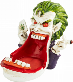Scary Clown Aschenbecher Keramik 10,5x13x10,5cm
