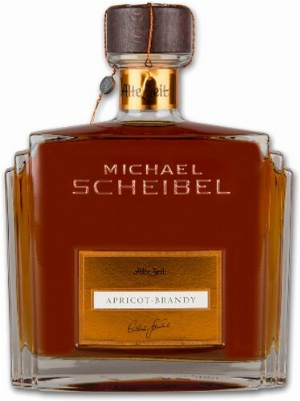 Scheibel Likör Alte Zeit Apricot Brandy 35% Vol. Holz Feuer Brand