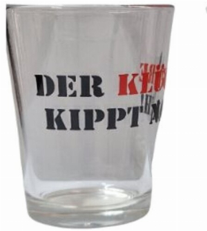 Schnapsglas DER KLÜGERE KIPPT NACH 4cl