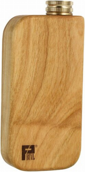 Schnupftabakdose Naturholz Kirsche mit Messingverschluss