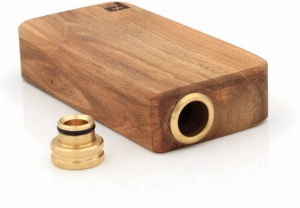 Schnupftabakdose Naturholz Zwetschge mit Messingverschluss