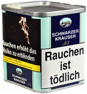 Schwarzer Krauser Tabak No 1 65g Dose Feinschnitt