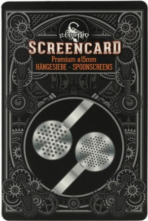 SCORPIO Screencard Edelstahl Hängesiebe 3 Stk. 15mm