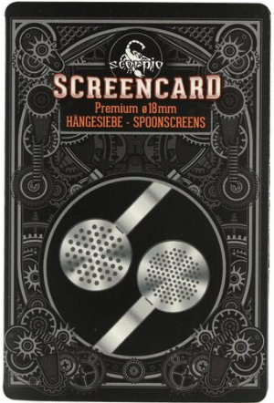 SCORPIO Screencard Edelstahl Hängesiebe 3 Stk. 18mm