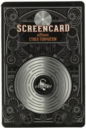 SCORPIO Screencard Edelstahlsiebe Cyberformation 6 Stk. 20mm