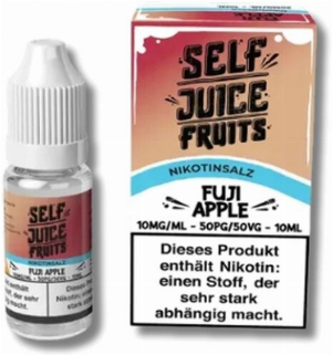 Self Juice Nikotinsalz Liquid Fuji Apple 10ml 10mg/ml