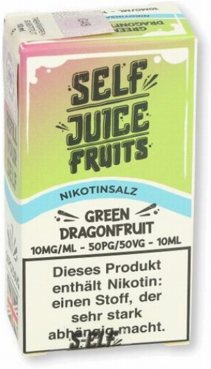 Self Juice Nikotinsalz Liquid Green Dragonfruit 10ml 10mg/ml