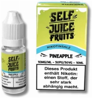 Self Juice Nikotinsalz Liquid Pineapple 10ml 10mg/ml
