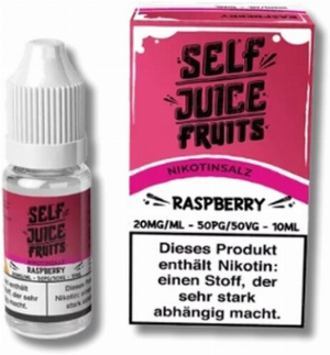 Self Juice Nikotinsalz Liquid Raspberry 10ml 20mg/ml