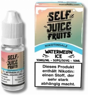 Self Juice Nikotinsalz Liquid Watermelon Ice 10ml 10mg/ml