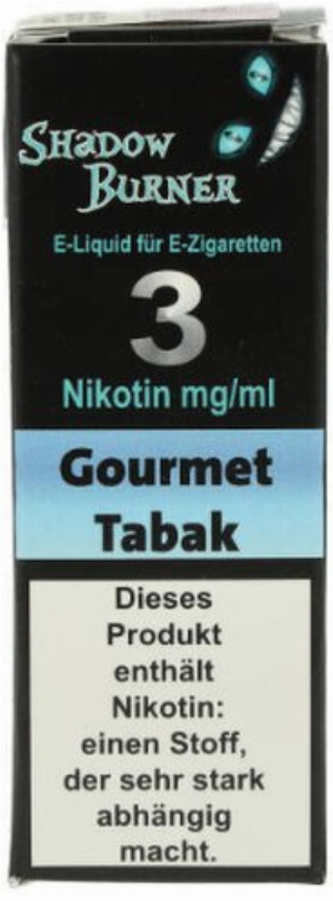 Shadow Burner E-Liquid Gourmet Tabak 3mg