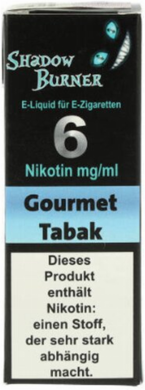 Shadow Burner E-Liquid Gourmet Tabak 6mg
