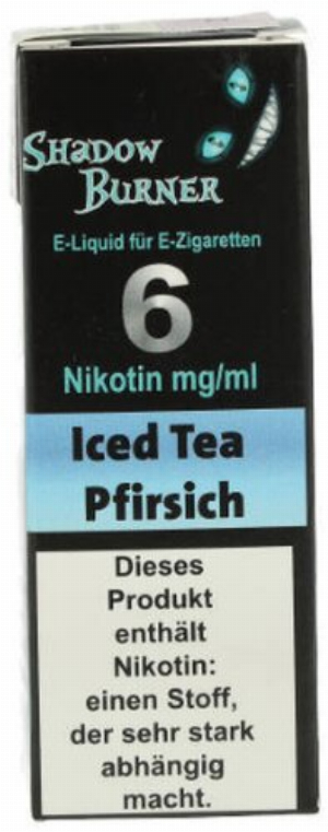 Shadow Burner E-Liquid Iced Tea Pfirsich 6mg