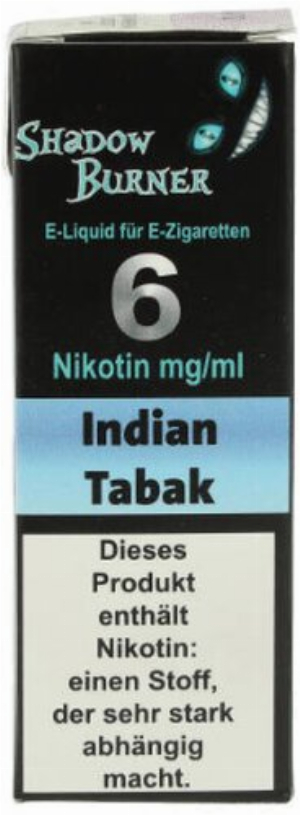 Shadow Burner E-Liquid Indian Tabak 6mg