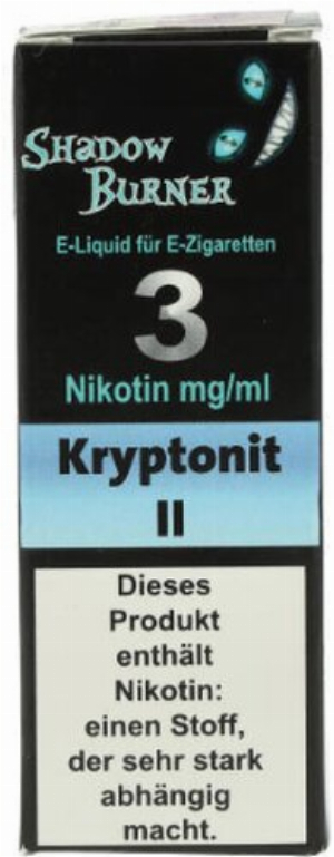 Shadow Burner E-Liquid Kryptonit II 3mg