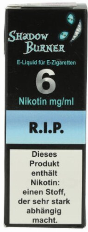 Shadow Burner E-Liquid R.I.P. 6mg