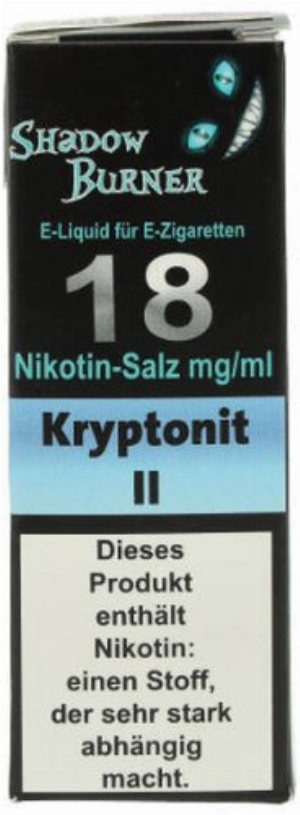 Shadow Burner Nikotinsalz Liquid Kryptonit II 18mg