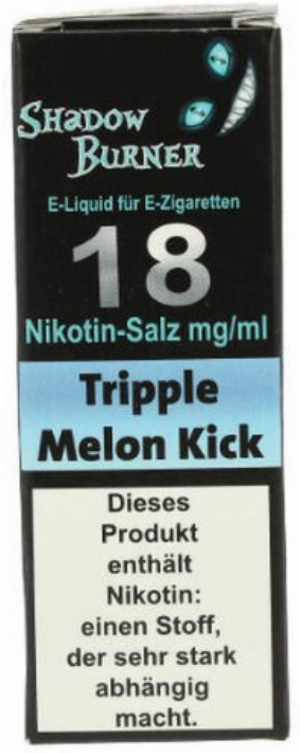 Shadow Burner Nikotinsalz Liquid Trippel Melon Kick 18mg