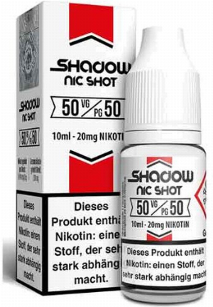 Shadow Shot VG 50 / PG 50 10ml 20mg Nikotinshot