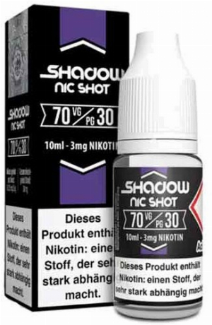 Shadow Shot VG 70 / PG 30 10ml 3mg Nikotinshot