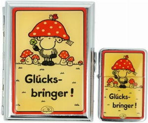 Sheepworld Glücksbringer-Pilz Z-Plus Set, chrom