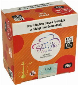 Shi-Ha Magic Sheets High Quality Vaporizing Sheets FRESH PCH 0% Nikotin 0% Tabak 25g