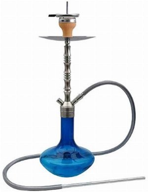 Shisha Velum Blau 1 Anschluss