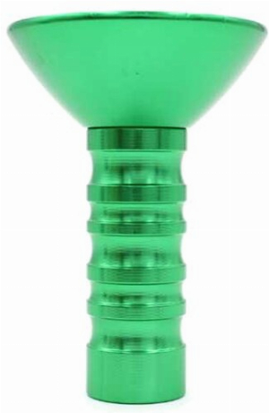 Shishakopf Grün-Metallic