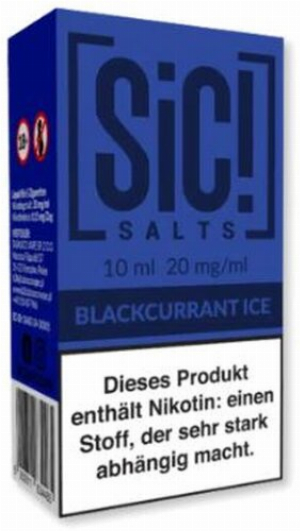 SiC! Salts Nikotinsalz Liquid Blackcurrant Ice 10ml 20mg/ml