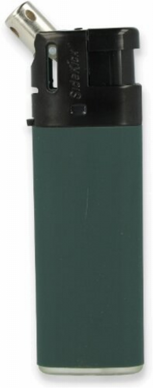 Sidekick Piezo Einwegfeuerzeug Rubber Grün