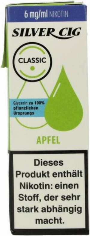 Silver Cig Liquid Classic Apfel 6mg