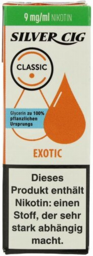 Silver Cig Liquid Classic Exotic 9mg