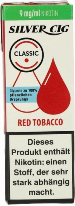 Silver Cig Liquid Classic Red Tobacco 9mg