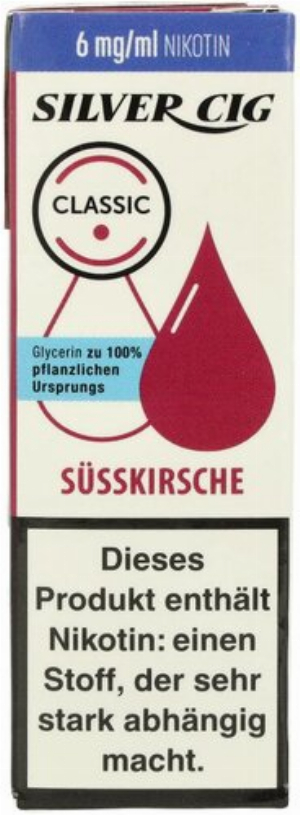 Silver Cig Liquid Classic Süsskirsche 6mg