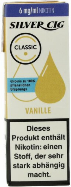 Silver Cig Liquid Classic Vanille 6mg